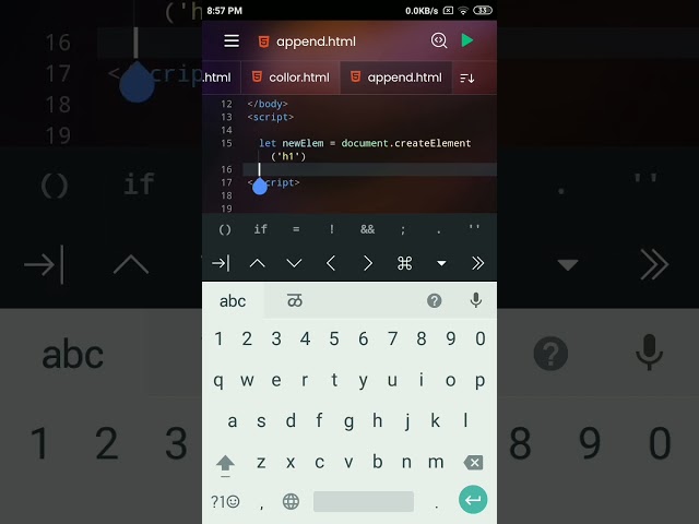 JavaScript DOM manipulation | createElement and appendChild