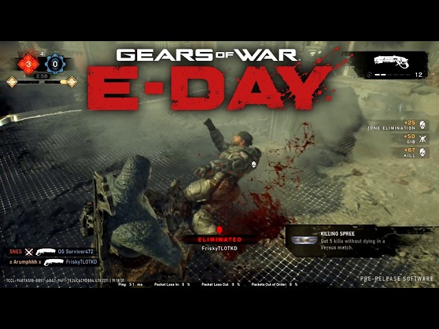 CLEAN SWEEPS! (Gears of War E-Day) Multiplayer Gameplay With SNES!