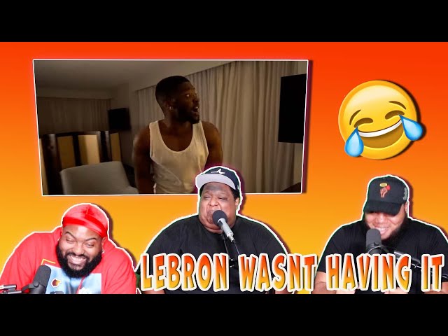 RDCWorld - How Lebron Was in The Locker Room after getting ejected (Try Not To Laugh)