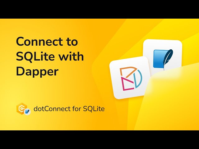 Connect SQLite using Dapper ORM