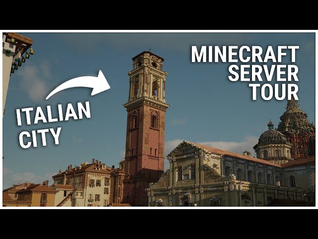 Italian Architecture Comes Alive in Minecraft | Server Update Tour Terra 1912