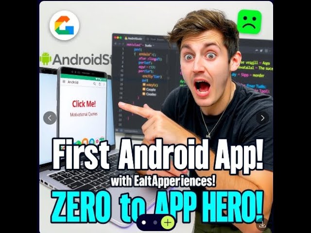 I Built My First Android App with ZERO 🤯🚀💪