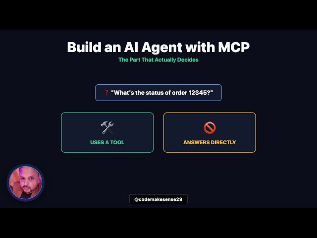 Build an AI Agent with MCP simply explained