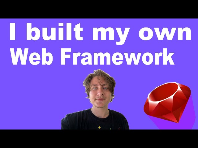 I built my own web framework (in 30 days)