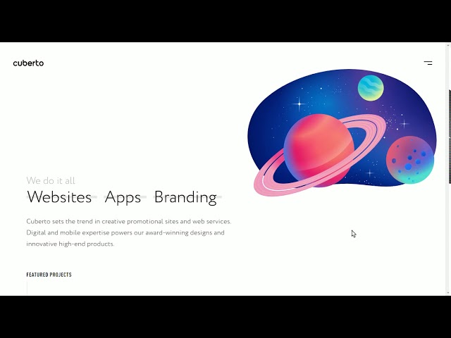 Interactive Graphic — Cuberto.com
