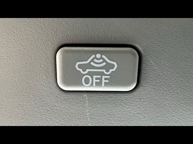 Toyota, Intrusion Sensor Disable And Enable!