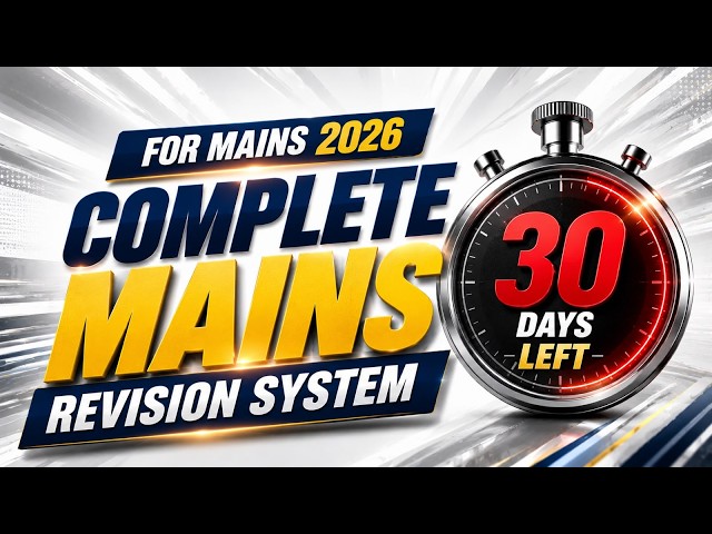 30-Day UPSC Mains Revision System That Actually Works