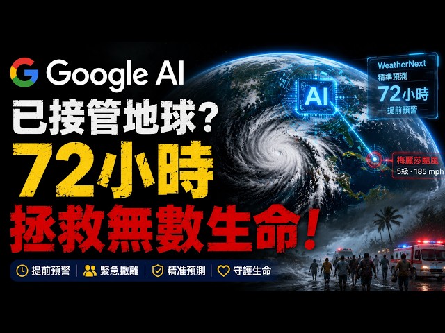 🚨 Google AI 已接管地球？真實發生的科技神蹟：DeepMind 從死神手裡搶人，矽谷巨頭下達「全球戰書」！