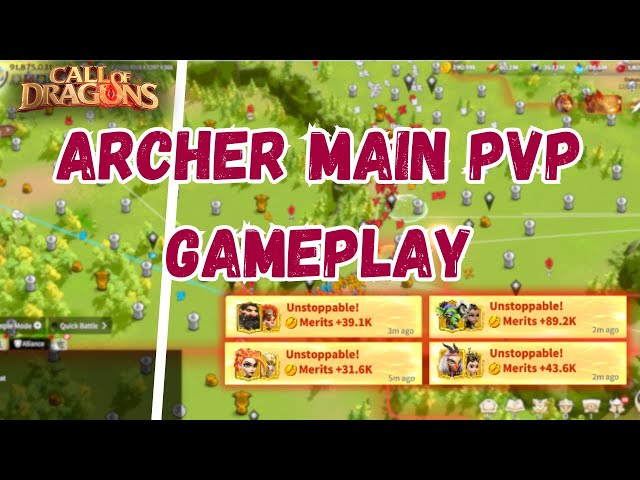 G5 ARCHERS ARE GREAT FOR WAR GAMEPLAY CALL OF DRAGONS