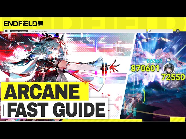 ARCANE IS AMAZING!! - Arcane Guide - Squad/Team + Build + Gears + Rotation【Arknights: Endfield】