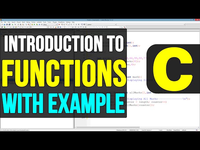 Functions in C Programming Language Video Tutorials