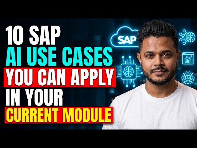 10 SAP AI Use Cases You Can Apply in Your Current Module | ZaranTech