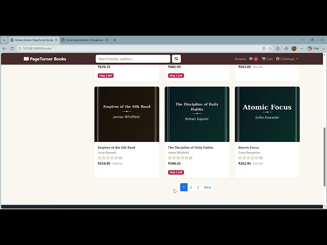 Bookstore Management System | Python Full Stack Internship | DAS-EC-003 | Data Alcott Systems