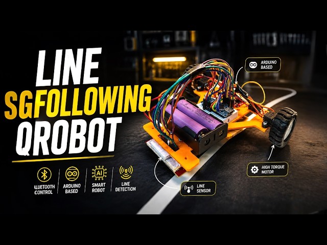 I Built a Line Following Robot Using Arduino! 🤖 | DIY Arduino Robot Car