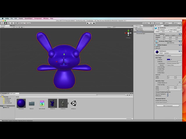 Shader Development from Scratch for Unity with Cg : Your First Surface Shader