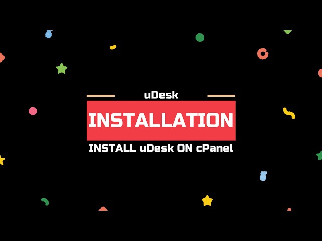 How to Install uDesk on cPanel