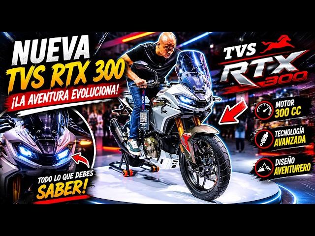 AUTECO TVS RTX 300 LAUNCH IN COLOMBIA - 2 WHEELS FAIR 2026