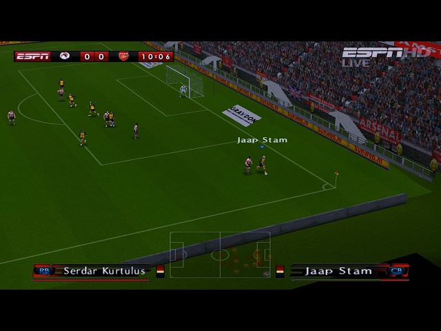Pro Evolution Soccer 6 Master League S7 Round 25 Sparta vs Arsenal [Superstar]