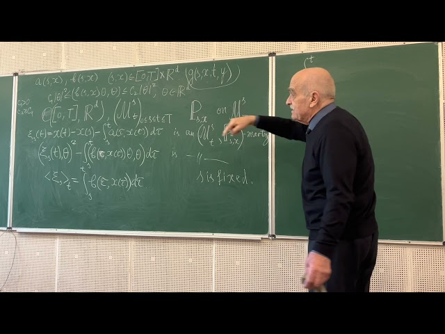 Diffusion processes. Lecture 12. Portenko N. I.