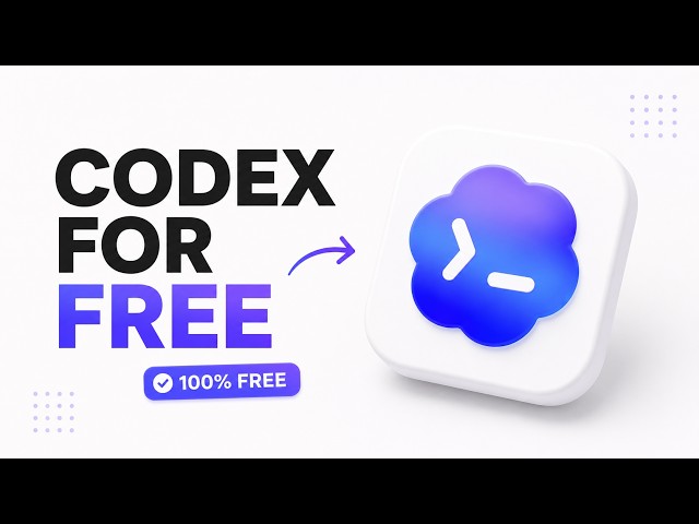 ✅ How to Get Codex for FREE | Free Unlimited Coding AI