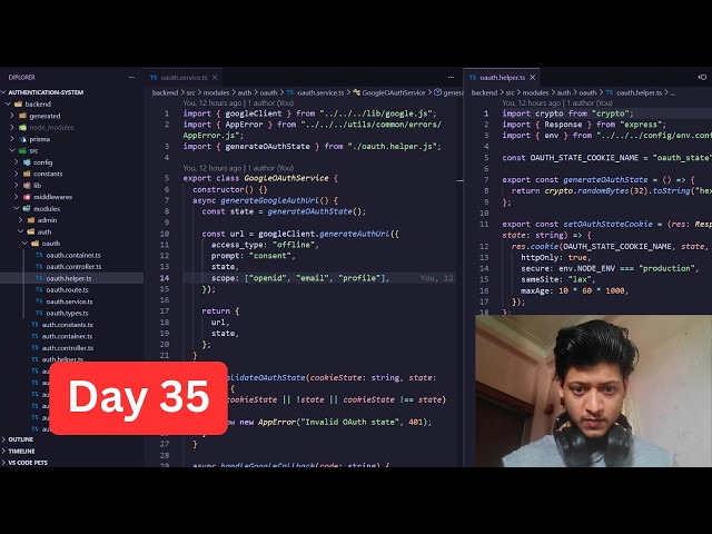 🔴 Day 35 of Learning Advance Backend And System Design (Live Coding)