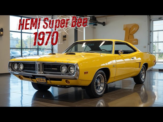 "1970 Dodge Super Bee 426 HEMI – The Legendary 425 HP Mopar Muscle Car That Dominated the Streets"