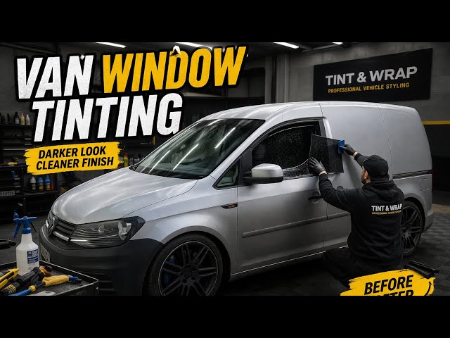 TINTING MY VANS WINDOWS AT HOME 
