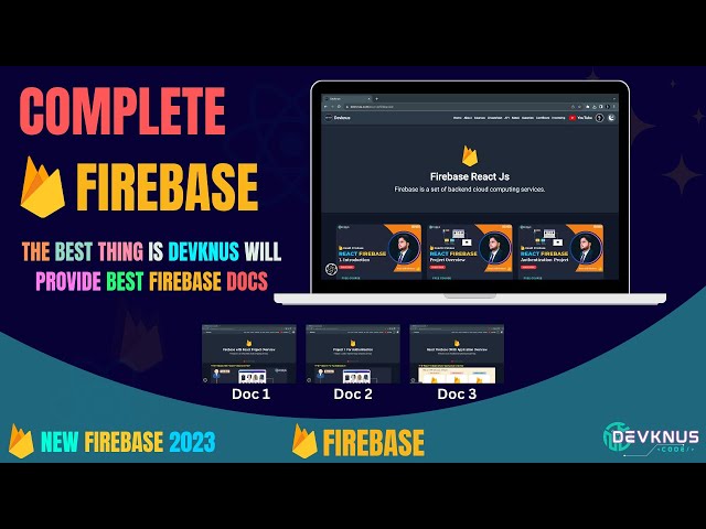 🔥🔥🔥Complete Firebase with Reactjs Tutorial in Hindi 2023 | Firebase Tutorial for Beginners