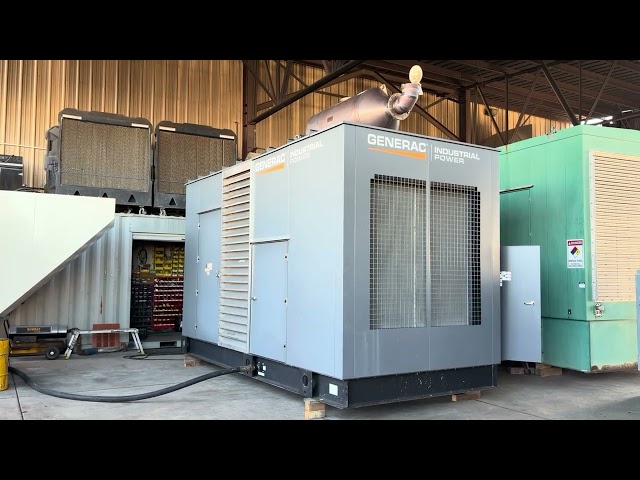 750kW Generac Natural Gas Generator LOAD BANK TEST | 3-Phase, 277/480V Unit 093023