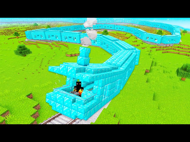 POOR vs RICH Longest Train Battle in Minecraft