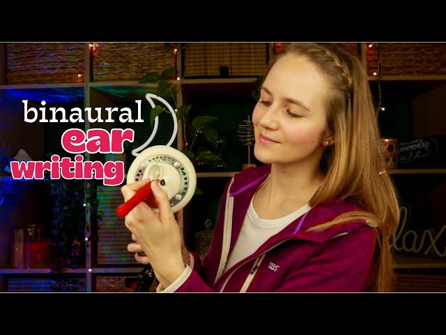 Binaural ASMR ↪️↩️ Writing, Doodling, Scribbling IN & ON Your Ears
