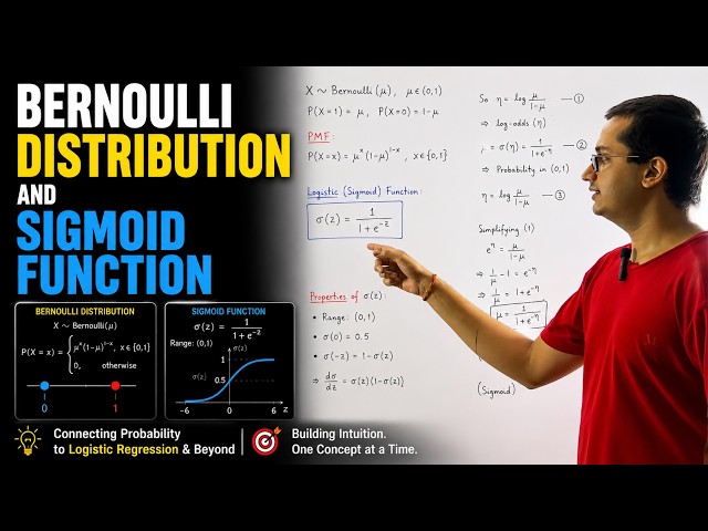 18. Bernoulli Distribution and Sigmoid Function Link