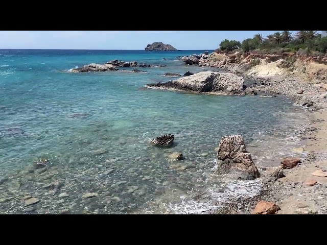 Amazing beaches in Crete Greece 