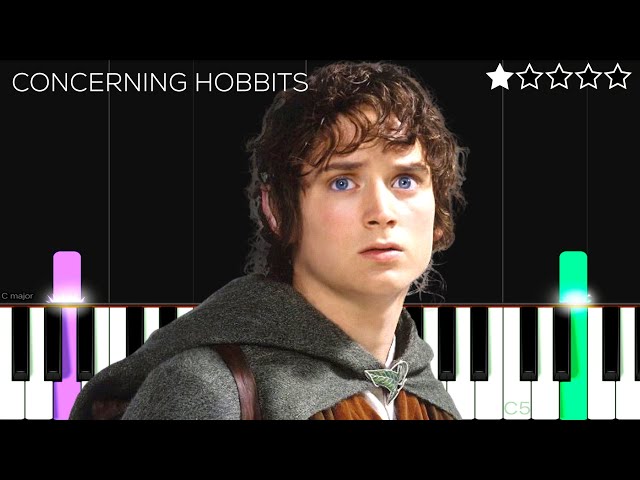 The Lord Of The Rings - Concerning Hobbits | EASY Piano Tutorial 