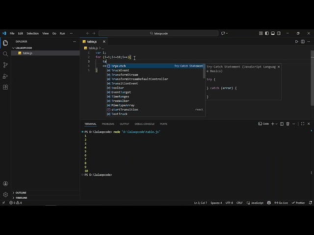 How to Print Multiplication Table in JavaScript | Easy Beginner Tutorial