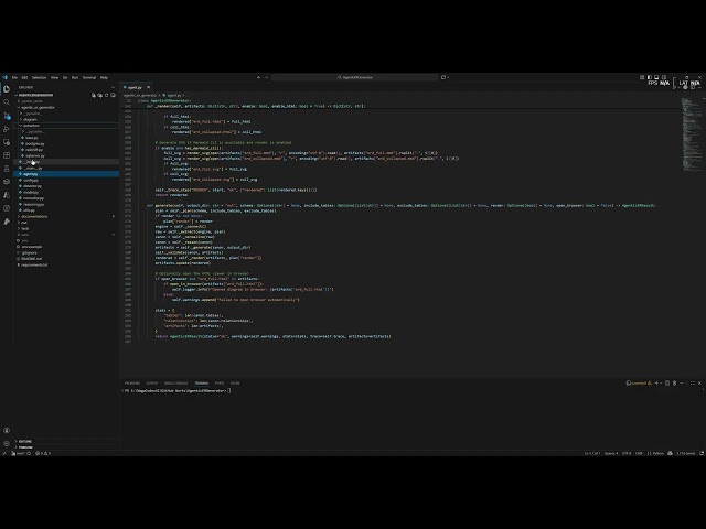 Vibe Coding an Agentic AI System | Auto-Generating ER Diagrams from Live Databases