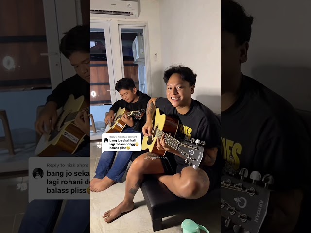 DENGAR DIA PANGGIL NAMA SAYA - JOE PYTHON FT. STEVEN FREN COVER #lagurohani #jamming #gitarcover