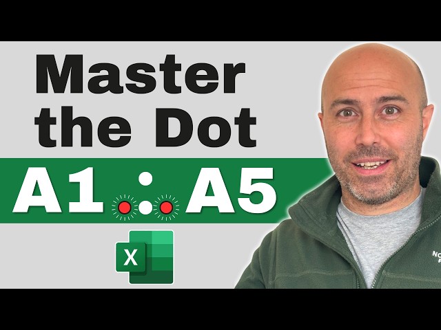 Dot Operator will CHANGE how you Write Formulas in Excel | TRIMRANGE Function