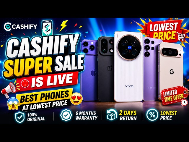 Cashify Super Sale is Live🎉🥳 #live