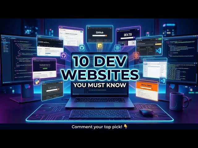 10 Websites Every Developer Must Know in 2026