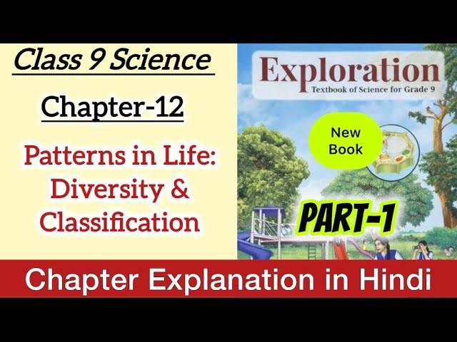 Class 9 Science | Chapter 12 | Patterns in Life: Diversity & Classification | Part 1 | NCERT New