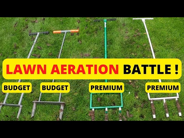 Testing 4 BEST Manual Lawn Aerator Tools