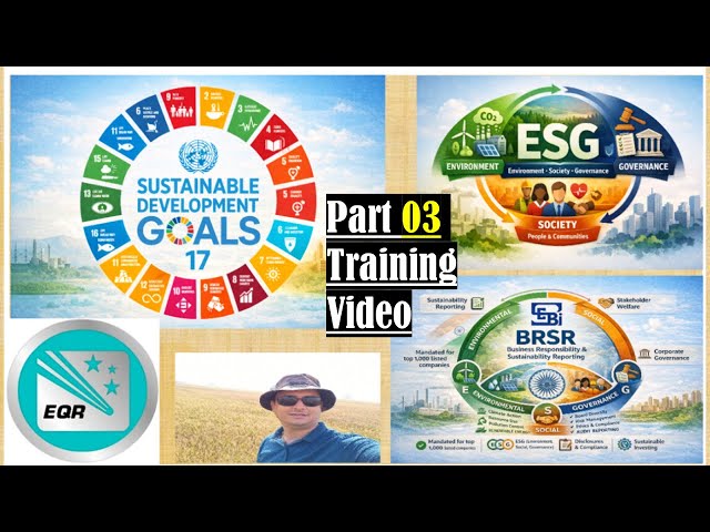 “ESG & SEBI BRSR Explained | UN SDG Goals 3–5 – Thorough Training (Part 3)” I EQR India