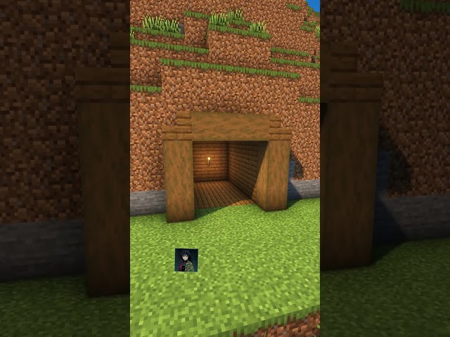 Minecraft Easy Starter Base🏠 #shorts