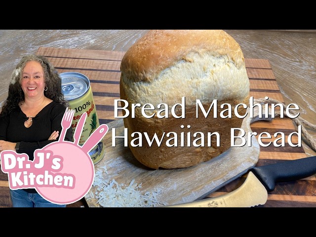 🍍🍞 🥥 How to Make Hawaiian Bread in a Bread Machine | Sweet & Soft Homemade Recipe
