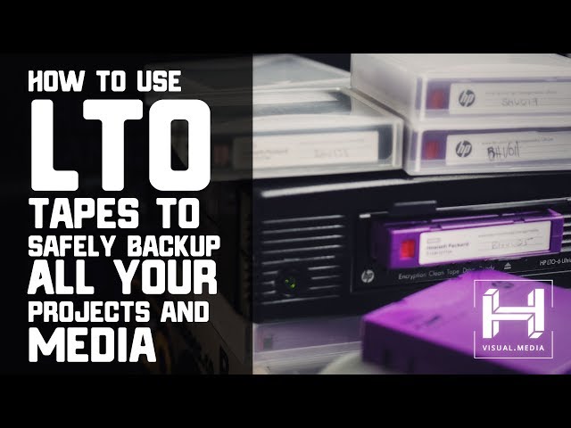 How to use LTO Tapes to Safely Backup All Your Projects
