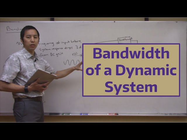 Bandwidth of a Dynamic System