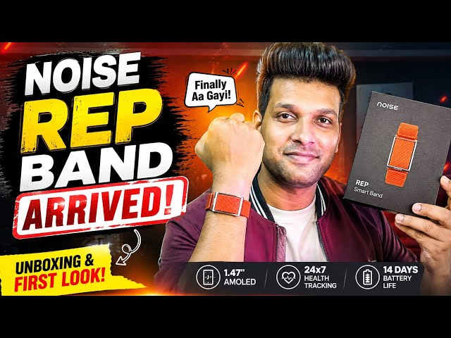 Noise Rep fitness band Finally Arrived 💪 First impressions Unboxing | Noise Rep 