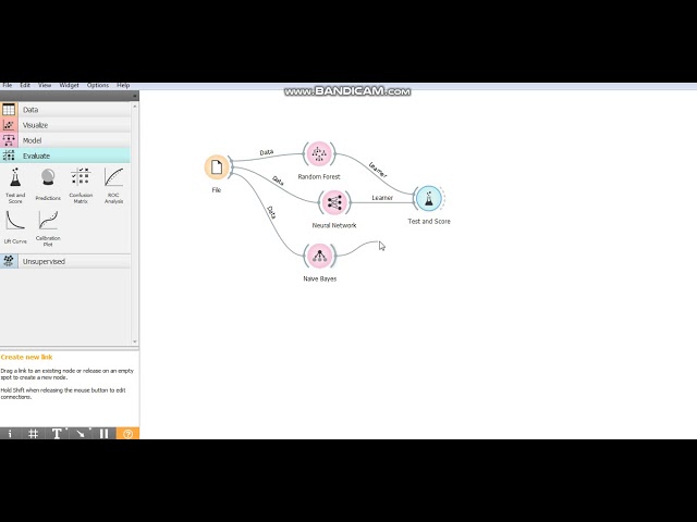 Classification of Data using Machine Learning in Orange Tool
