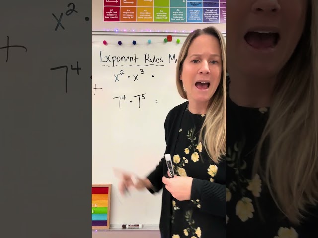 Minute Math: exponent rules-multiplication #tutor #homeworkhelp #maths #mathteacher #mathtutor